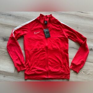 Nike youth XL MSRP: $60 red full zip track jacket